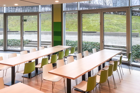 Blick in eine Kantine